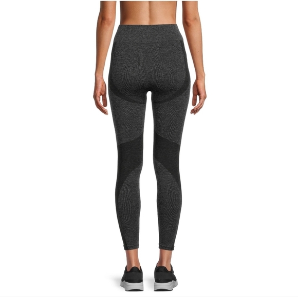 NWT CHLOE TING WOMEN'S SEAMLESS MARL COLORBLOCKED LEGGINGS - Picture 2 of 8